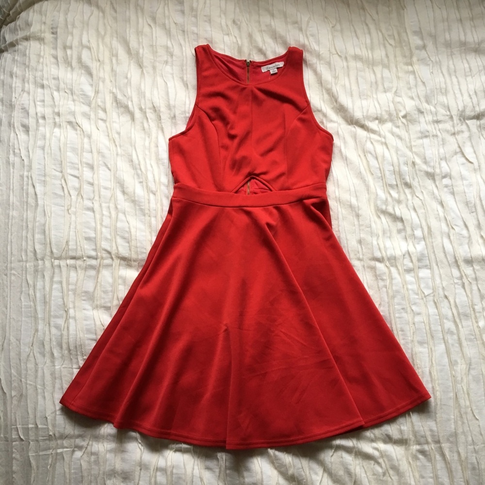 Red Cutout Dress